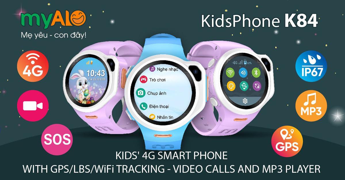 Đồng hồ thông minh định vị trẻ em myAlo K84