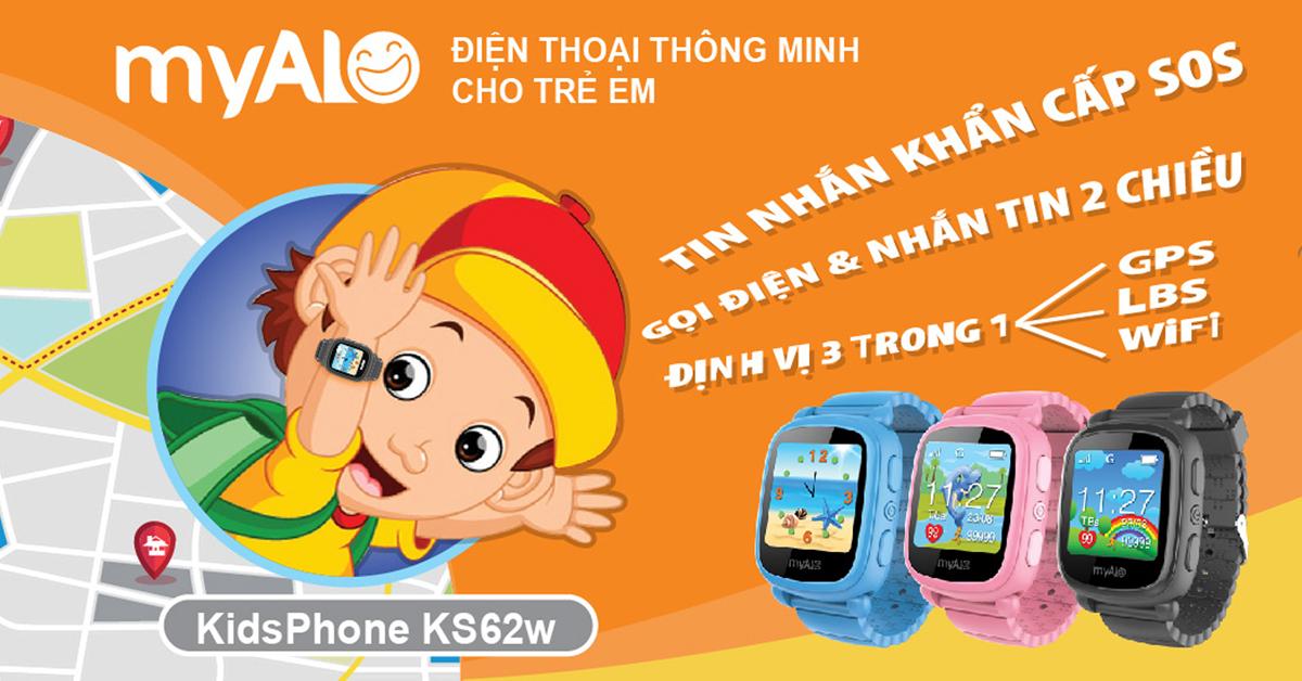 Đồng hồ thông minh định vị trẻ em myAlo KS62w