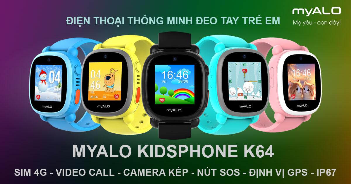 Đồng hồ định vị trẻ em myALO K64