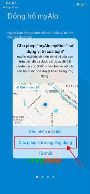 Cài đặt ứng dụng myAlo myKids trên iPhone