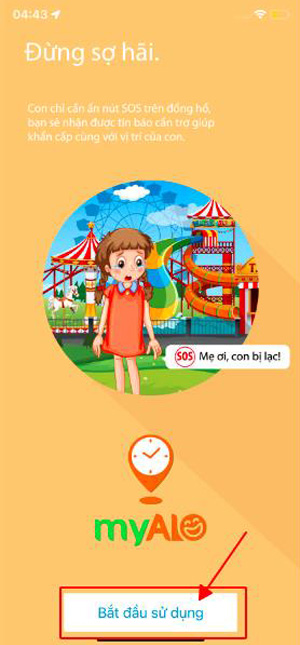 Cài đặt ứng dụng myAlo myKids trên iPhone