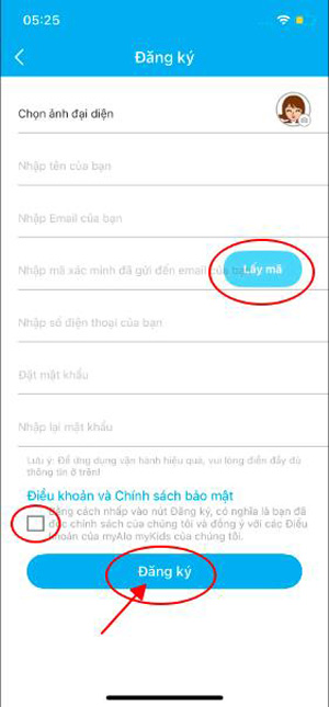 Cài đặt ứng dụng myAlo myKids trên iPhone